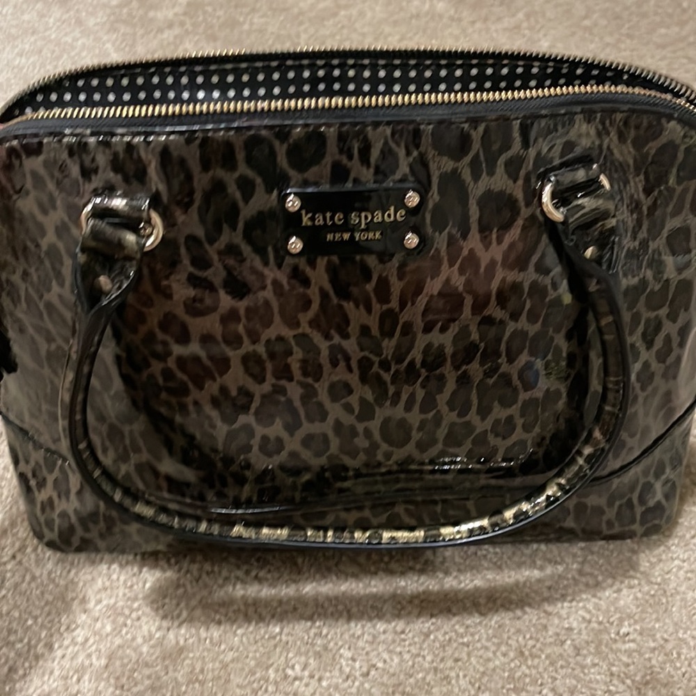 Kate Spade ♠️ EXCELLENT CONDITION! Cheetah / Leopard / Satchel / Purse / Bowler